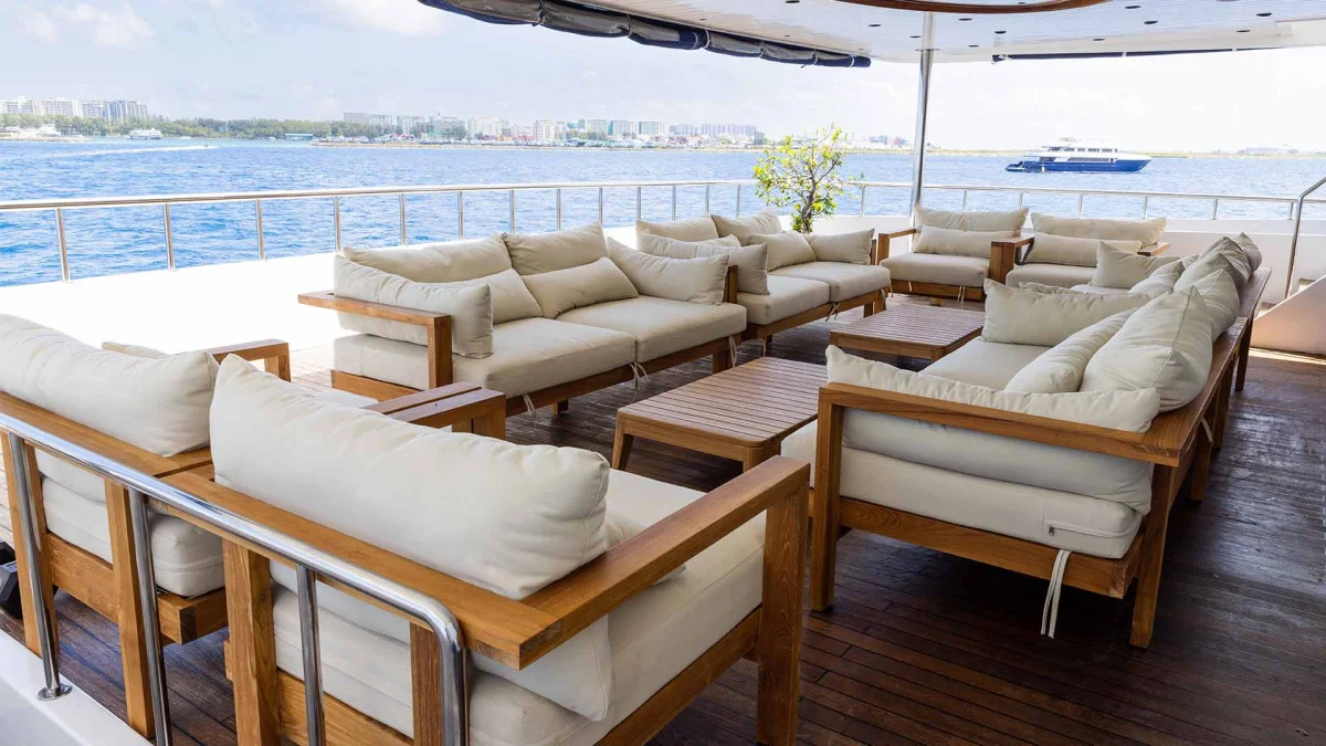 Bar on the upper deck