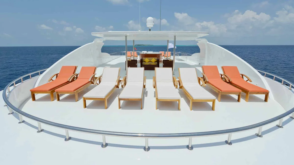 Bar on the upper deck