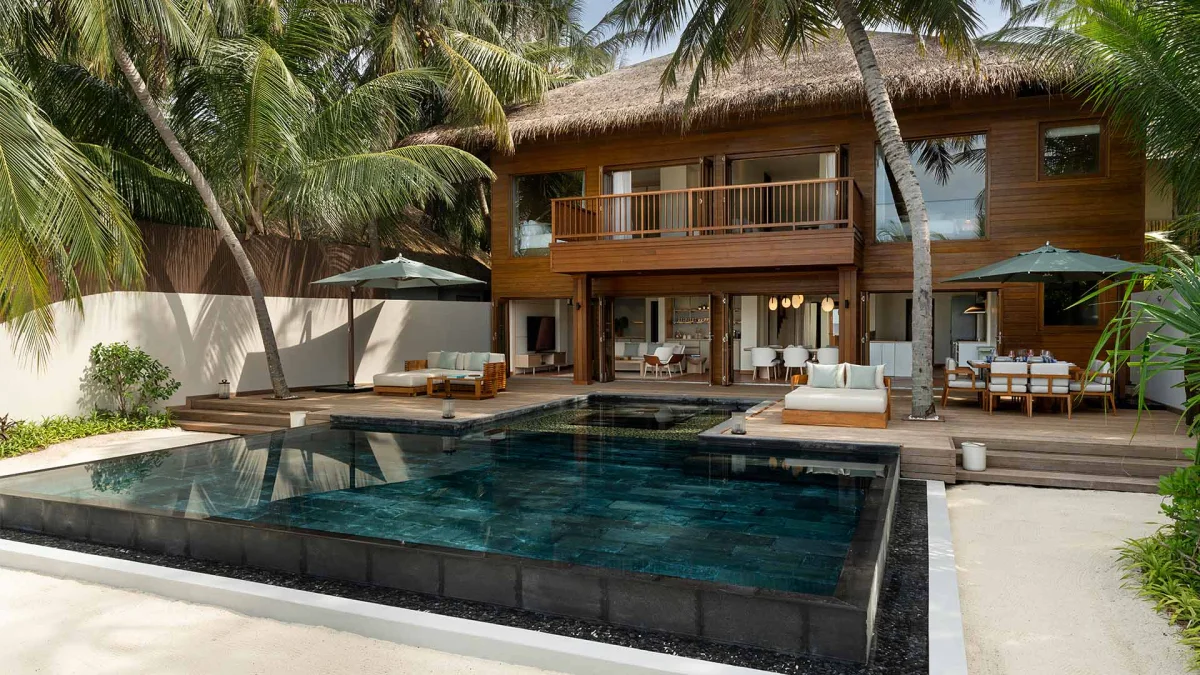 1 Two-Bedroom Beach House with Pool
