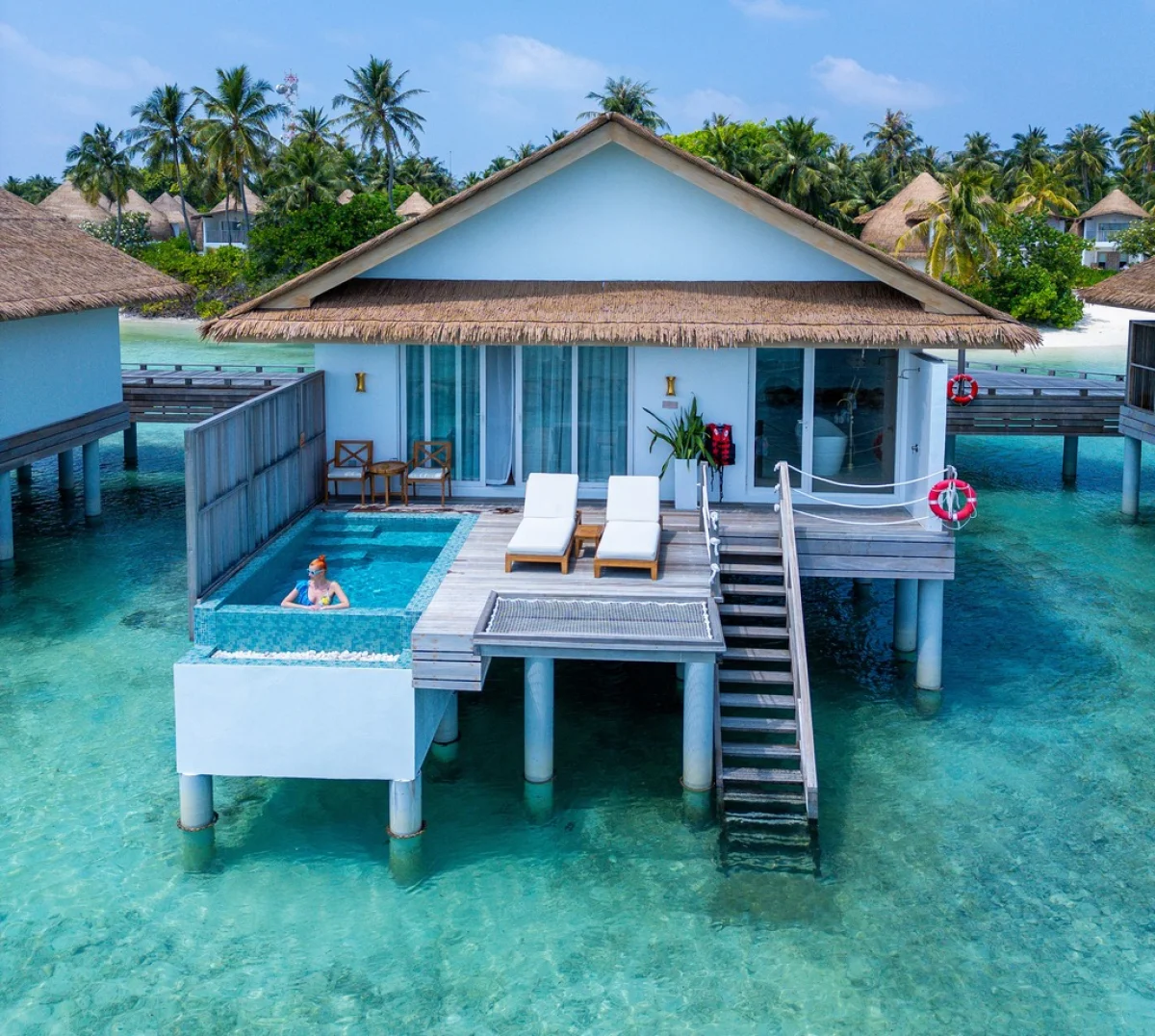 Sunset Water Villas with Pool