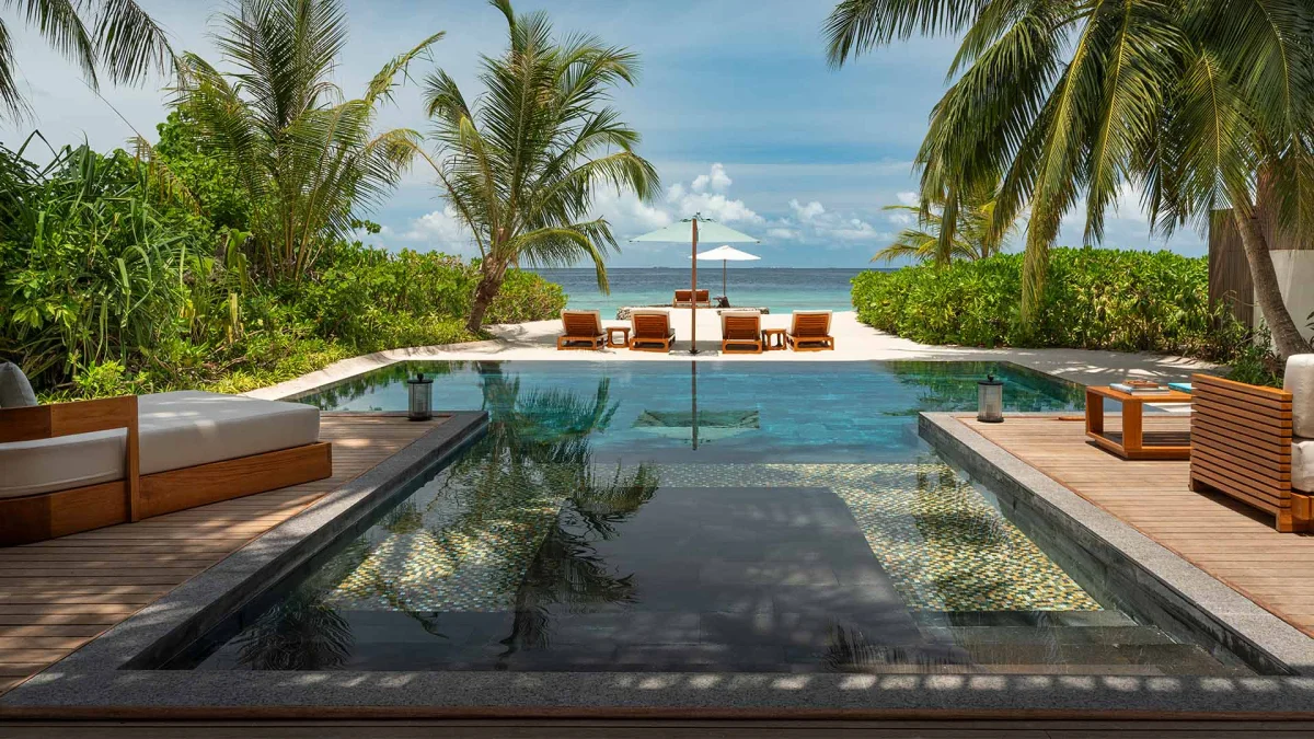 1 Two-Bedroom Beach House with Pool