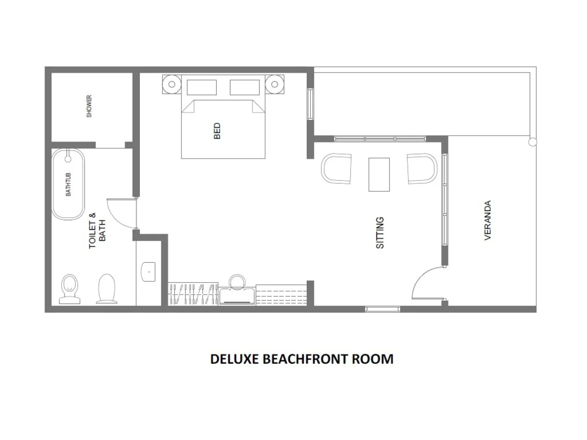 Deluxe Beachfront Rooms