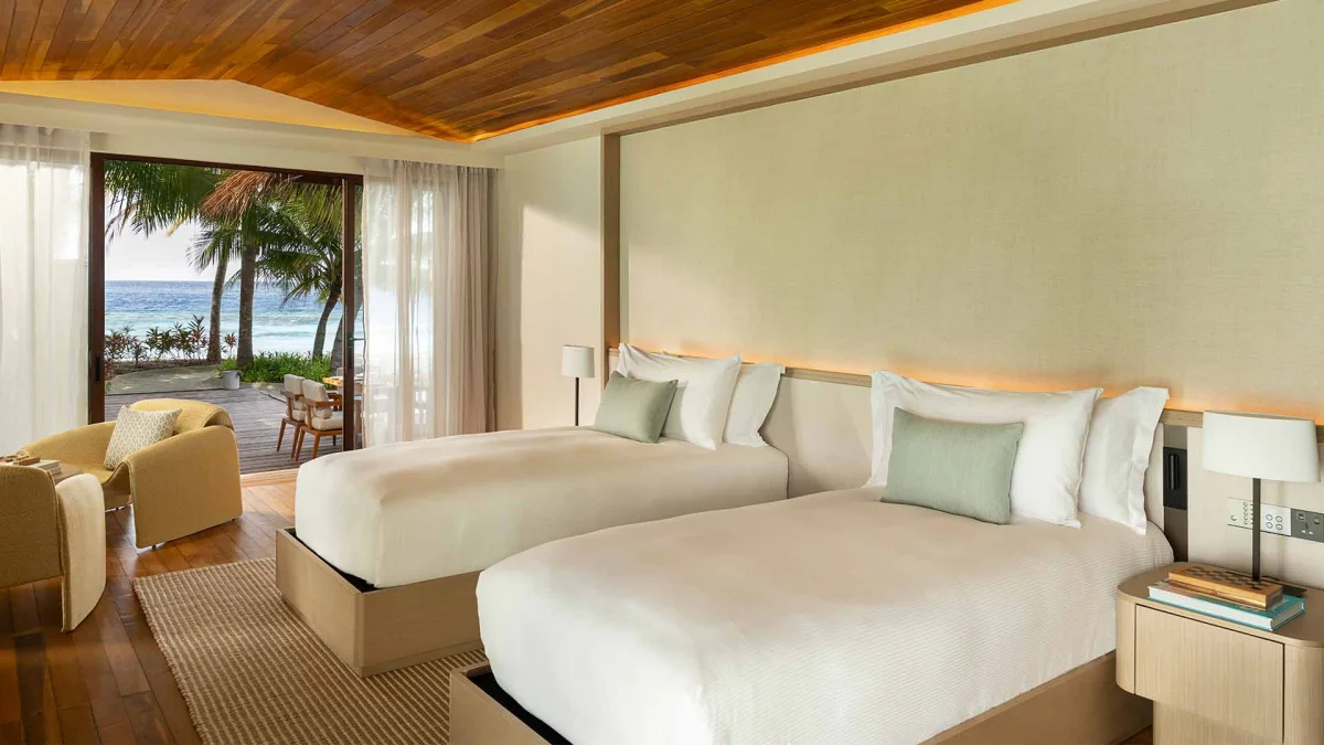 1 Three-Bedroom Beach Pavilion with Pool