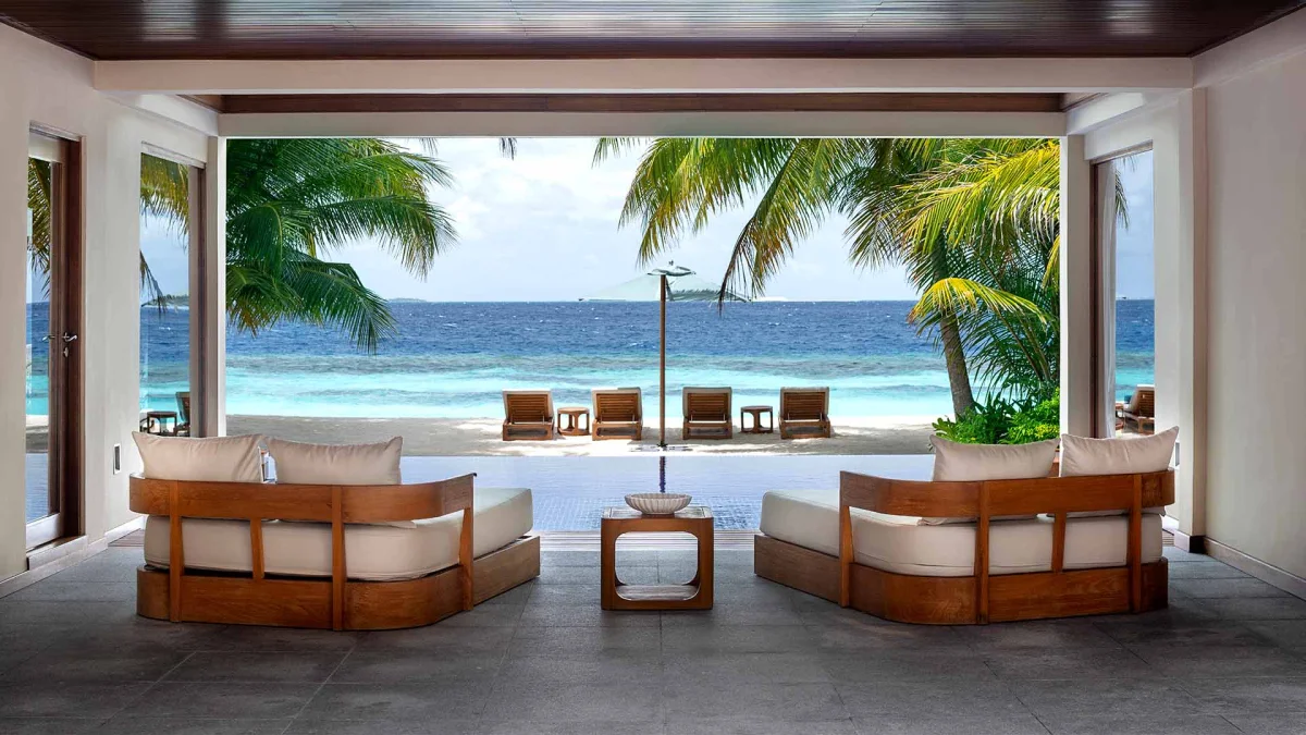 1 Three-Bedroom Beach Pavilion with Pool