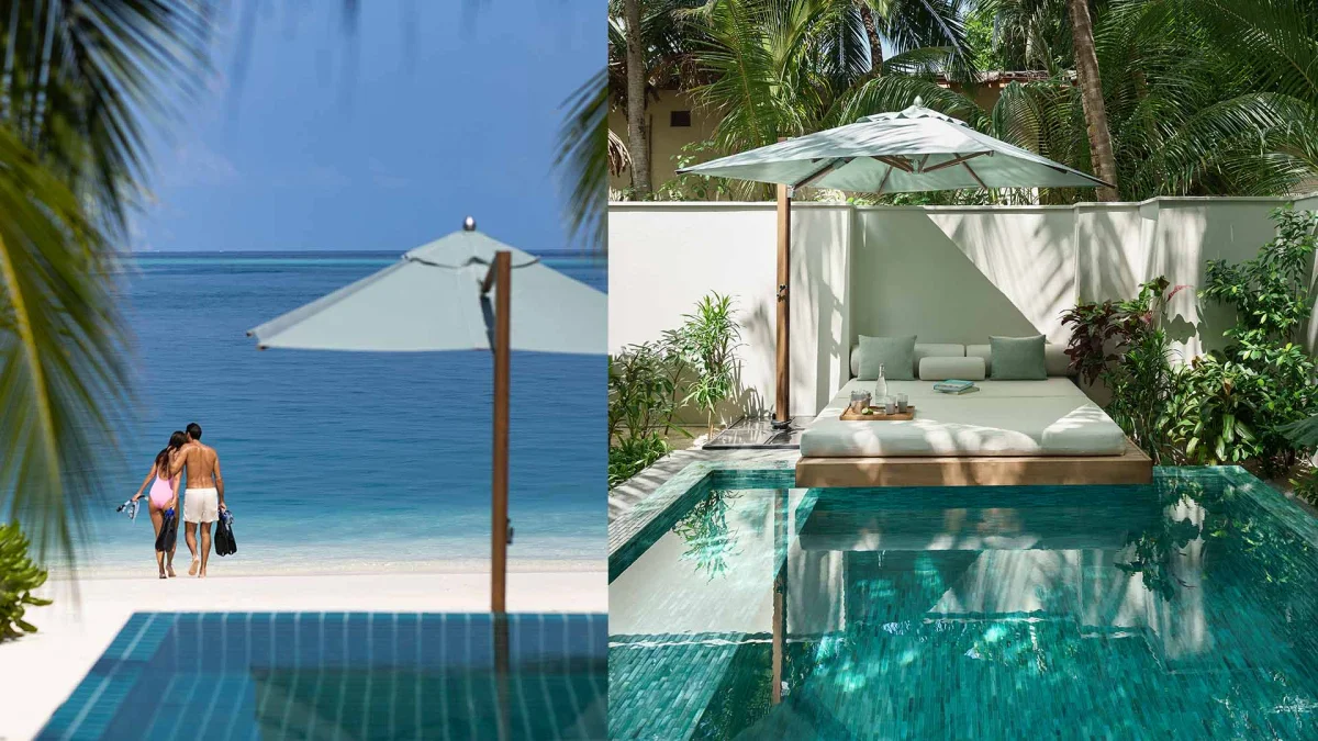 16 Deluxe Beach Bungalows with Pool